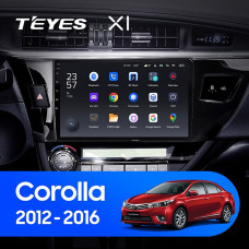 Teyes X1 2+32Gb Toyota Corolla 11 2012-2016 10" Штатная магнитола