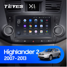 Teyes X1 2+32Gb Toyota Highlander 2 XU40 2007-2013 9" Штатна магнітола