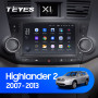 Teyes X1 2+32Gb Toyota Highlander 2 XU40 2007-2013 9" Штатна магнітола