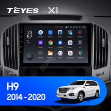 Teyes X1 2+32Gb Wi-Fi GREAT WALL Haval H9 2014-2020 10" Штатная магнитола