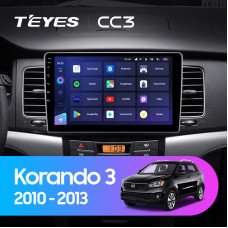 Teyes CC3 SsangYong Korando 3 2010-2013 9" Штатна магнітола