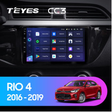 Teyes CC3 Kia RIO 4 2016 - 2019 9" Штатна магнітола