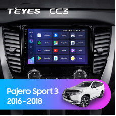 Teyes CC3 Mitsubishi Pajero Sport 3 2016-2018 9" Штатная магнитола