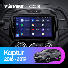 Teyes CC3 Renault Kaptur 2016-2019 9" Штатная магнитола