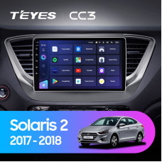 Teyes CC3 Hyundai Solaris 2 2017-2018 9" Штатная магнитола