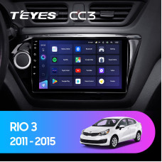 Teyes CC3 Kia RIO 4 K3 2011-2015 9" Штатна магнітола