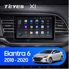 Teyes X1 2+32Gb Wi-Fi Hyundai Elantra 6 2018-2020 9" Штатная магнитола