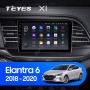 Teyes X1 2+32Gb Wi-Fi Hyundai Elantra 6 2018-2020 9" Штатная магнитола