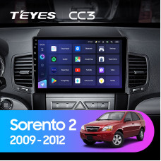 Teyes CC3 Kia Sorento 2 XM 2009-2012 10" Штатна магнітола