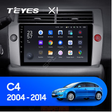 Teyes X1 2+32Gb Wi-Fi Citroen C4 LA LC C-Triomphe C-Quatre 2004-2014 9" Штатна магнітола