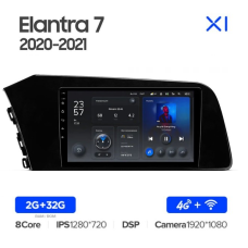Teyes X1 2+32Gb Hyundai Elantra VII CN7 (ZYJ) 2020-2021 9" Штатная магнитола