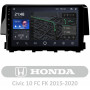 AMS T910 Honda Civic 10 FC FK 2015-2020 9" Штатна магнітола