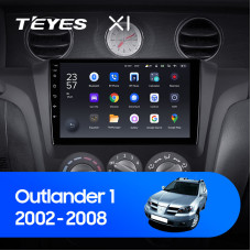 Teyes X1 2+32Gb Mitsubishi Outlander 1 2002-2008 - A 9" Штатна магнітола