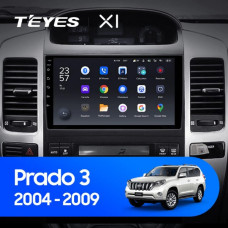 Teyes X1 2+32Gb Toyota Land Cruiser Prado 3 J120 2004-2009 9" Штатна магнітола