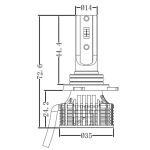 LED лампы Nextone L6 HB4 (9006) 5500K