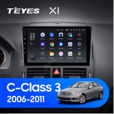 Teyes X1 2+32Gb Wi-Fi Mercedes Benz C Class 3 W204 S204 2006-2011 9" Штатная магнитола