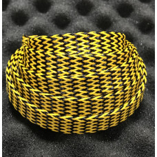 Оплетка для кабеля 12мм 25-35мм² (2-0Ga) черно-желтый