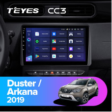 Teyes CC3 Renault Duster / Arkana 2019 10" Штатна магнітола