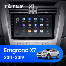 Teyes X1 2+32Gb Wi-Fi Geely Emgrand X7 1 GX7 EX7 2011-2019 9" Штатная магнитола