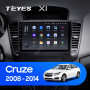 Teyes X1 2+32Gb Wi-Fi Chevrolet Cruze J300 2008-2014 9" Штатная магнитола