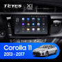 Teyes X1 2+32Gb Toyota Corolla 11 Middle East 2013-2017 10"  Штатна магнітола