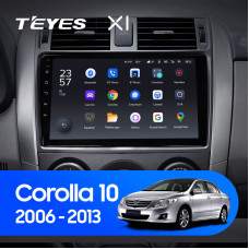 Teyes X1 2+32Gb Toyota Corolla 10 E140 E150 2006-2013 9" Штатна магнітола