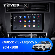 Teyes X1 2+32Gb Subaru Outback 5 2014-2018 Legacy 6 2014-2017 9" Штатна магнітола