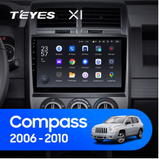 Teyes X1 2+32Gb Jeep Compass 1 MK 2006-2010 10" Штатная магнитола
