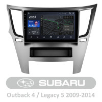 AMS T910 Subaru Outback 4 Legacy 5 2009-2014 9" Штатная магнитола