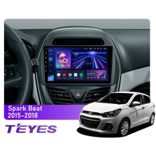 Teyes CC3 Chevrolet Spark Beat (F2) 2015-2018 9" Штатна магнітола