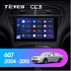 Teyes CC3 Peugeot 607 2004-2010 9" Штатная магнитола