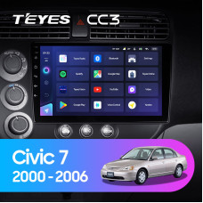 Teyes CC3 Honda Civic 7 2000-2006 9" Штатна магнітола