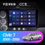 Teyes CC3 Honda Civic 7 2000-2006 9" Штатная магнитола