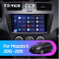 Teyes CC3 Mazda 5 3 CW 2010-2015 9" Штатная магнитола