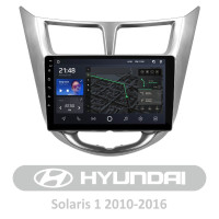 AMS T910 Hyundai Solaris 1 2010-2016 9" Штатная магнитола