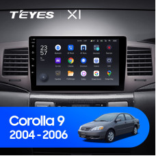 Teyes X1 2+32Gb Toyota Corolla 9 E120 2004-2006 9" Штатная магнитола