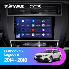 Teyes CC3 Subaru Outback 5 2014-2018 Legacy 6 2014-2017 9" Штатна магнітола