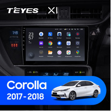 Teyes X1 2+32Gb Toyota Corolla 11 2017-2018 9" Штатна магнітола