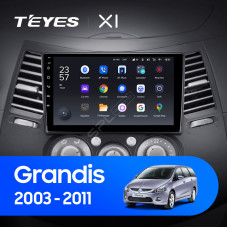 Teyes X1 2+32Gb Wi-Fi Mitsubishi Grandis 1 2003-2010 9" Штатная магнитола