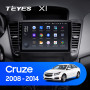 Teyes X1 2+32Gb Chevrolet Cruze J300 2008-2014 9" Штатная магнитола