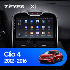 Teyes X1 2+32Gb Wi-Fi Renault Clio 4 BH98 KH98 2012-2015 10" Штатная магнитола