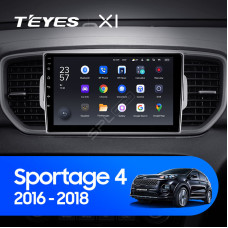 Teyes X1 2+32Gb Wi-Fi Kia Sportage 4 QL 2016-2018 9" Штатная магнитола