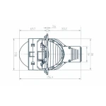 Светодиодные линзы Bi-LED AMS ULTIMATE U7 LASER 3.0 F