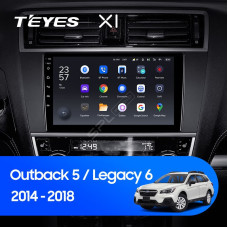 Teyes X1 2+32Gb Wi-Fi Subaru Outback 5 2014-2018 Legacy 6 2014-2017 9" Штатна магнітола