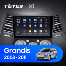 Teyes X1 2+32Gb Mitsubishi Grandis 1 2003-2011 9" Штатна магнітола