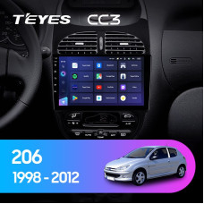 Teyes CC3 Peugeot 206 1998-2012 9" Штатная магнитола