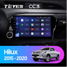 Teyes CC3 Toyota Hilux Pick Up AN120 2015-2020 10" Штатная магнитола