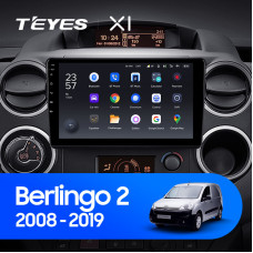 Teyes X1 2+32Gb Citroen Berlingo 2 B9 2008-2019 9" Штатна магнітола