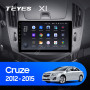 Teyes X1 2+32Gb Wi-Fi Chevrolet Cruze J300 J308 2012-2015 9" Штатна магнітола