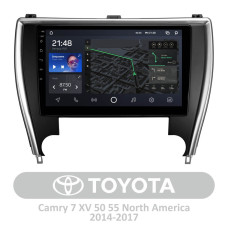 AMS T1010 Toyota Camry 7 XV 50 55 North America 2014-2017 10" Штатна магнітола